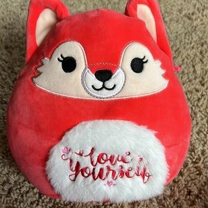 BNWOT inspirational Lexi the Fox w/“Love Yourself” Original Squishmallows plush!
